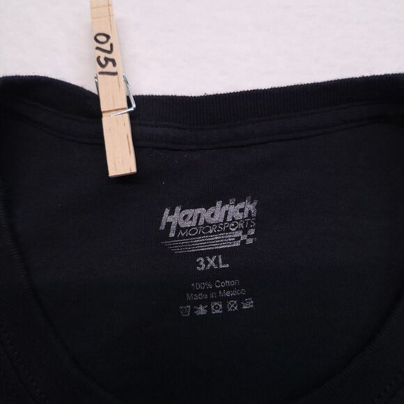 Hendrick Motor Sports Ally 48 Graphic Short Sleeve T-Shirt Mens Size 3XL Black - Picture 3 of 9